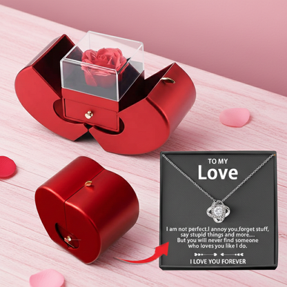 Eternal Rose & Necklace Gift